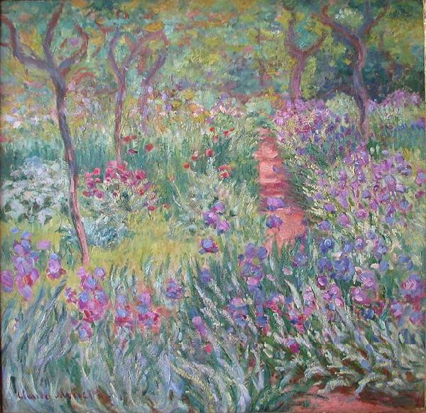 Claude Monet The Artist's Garden at Giverny. oil painting image